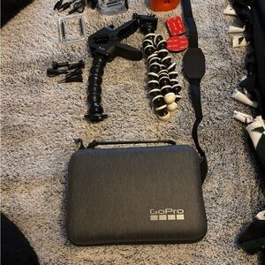 GoPro Accessory Kit with Black and Gray Case
